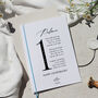 Husband Wife 1st Wedding Anniversary Card Personalised First Anniversary Gift, thumbnail 2 of 7