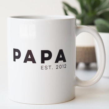 Personalised Papa Mug Father's Day Gift, 7 of 7