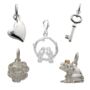 Selection Of Sterling Silver Love Charms, thumbnail 1 of 8