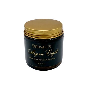 Set Of Three Mini Argan Organic Sugar Body Scrubs, 4 of 5