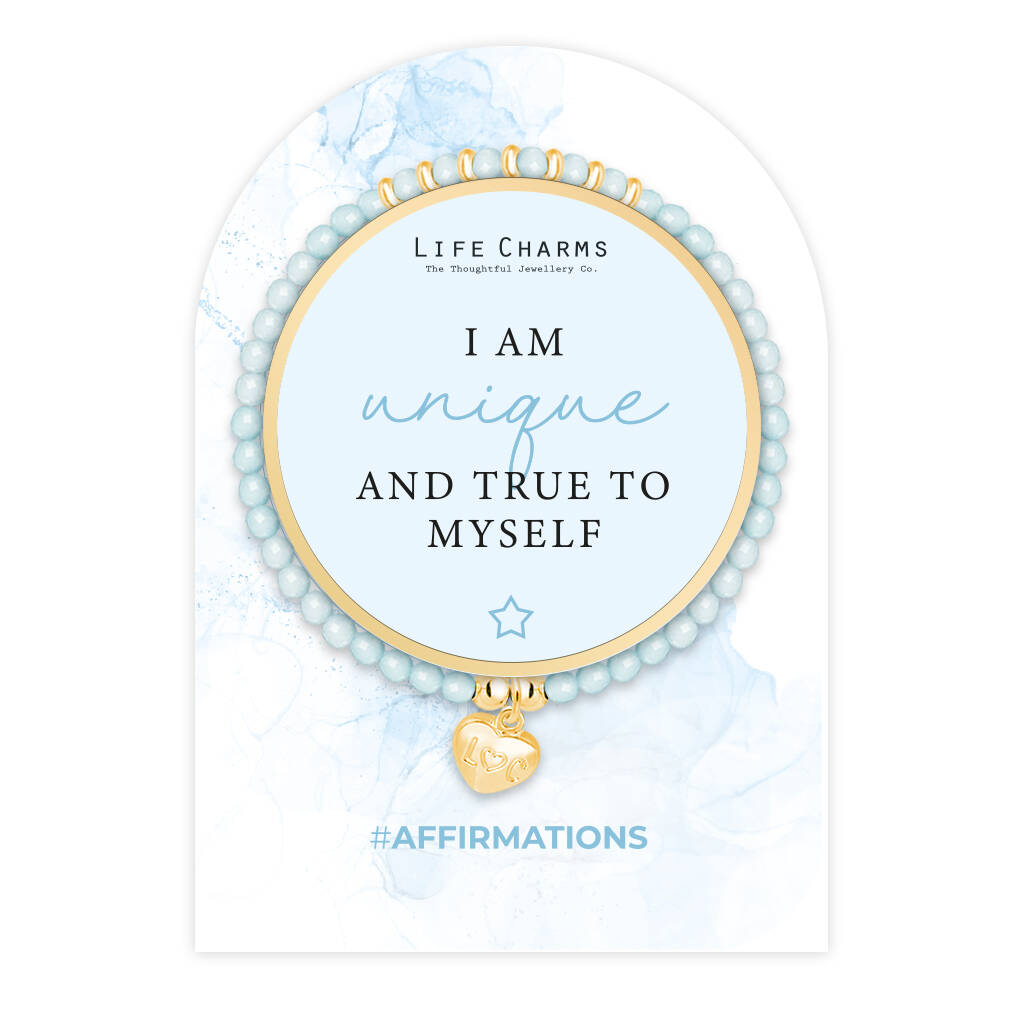 Affirmations Bracelet I Am True To Myself, 1 of 4