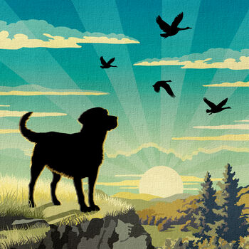 Scenic Dog Lovers Gift. Labrador Limited Edition Print, 6 of 11
