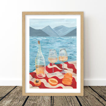 Sea And Wine Still Life Print, 7 of 10