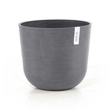 Ecopots Oslo Round Pot Made From Recycled Plastic, 10 of 12