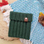 Clover Green Roll Top Dog Snood, thumbnail 2 of 4