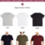 Men's Roman Numeral Year T Shirt, thumbnail 3 of 4