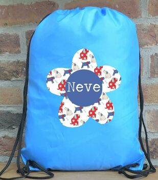 Personalised Swimming Kit Bag Girl's Designs, 2 of 10