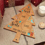 Personalised Tree Presents Christmas Eve Santa Board, thumbnail 1 of 3
