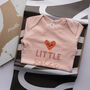 Organic Cotton Little Sister Baby Grow, thumbnail 3 of 5