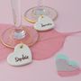 10 Wedding Favour Glass Charms Personalised, thumbnail 6 of 6