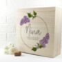 Personalised Floral Wedding Keepsake Box, thumbnail 12 of 12