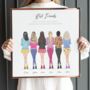 Personalised Best Friend Print, Gift For Friendship, thumbnail 3 of 10