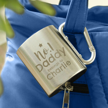Personalised No.One Daddy Stainless Steel Mug, 4 of 5