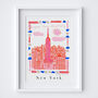 Empire State Building Art Print, New York City Scene, thumbnail 7 of 7