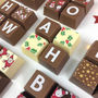 Christmas Personalised Chocolate Squares, thumbnail 5 of 7