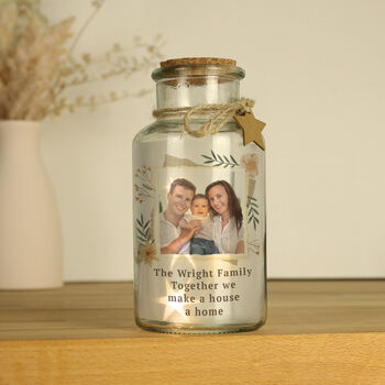 Personalised Photo Upload LED Light Up Jar, 3 of 6