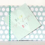 Baby Boy Card With Silver Foiled Writing, thumbnail 5 of 5