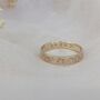 9ct Gold Personalised Botanical Ring, thumbnail 6 of 8