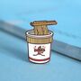 Cup Noodles Enamel Pin | Cute Pin Badges, thumbnail 1 of 5