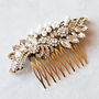 Vintage Style Wedding Hair Comb, thumbnail 5 of 6