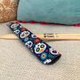 Drum Stick Holder Mexican Skulls And Flowers, thumbnail 5 of 5