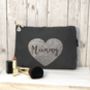 Mummy In A Heart Make Up Bag, thumbnail 1 of 3