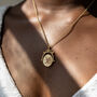 Initial Gold Spinner Necklace, thumbnail 2 of 12