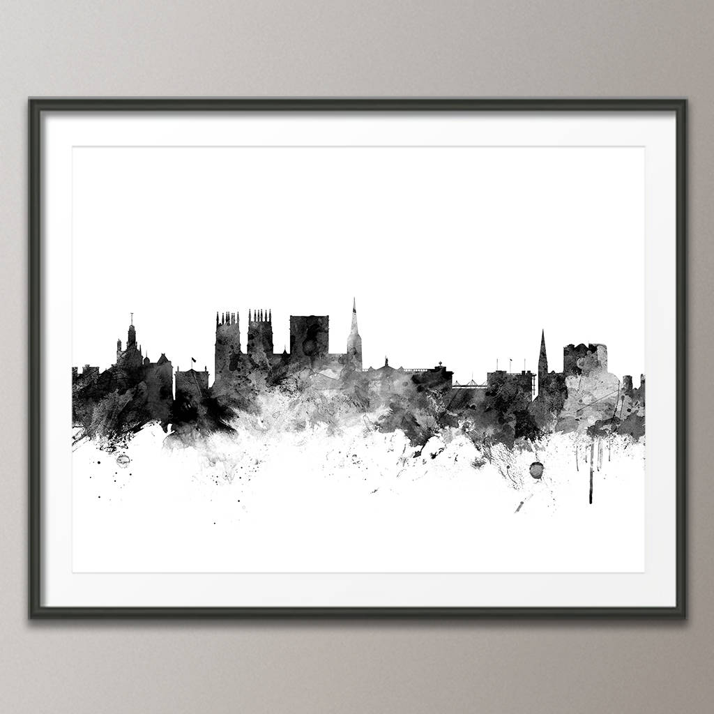 york england skyline cityscape by artpause | notonthehighstreet.com