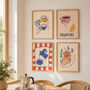 Set Of Six Coffee Themed Print Bundle, thumbnail 2 of 5