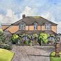 Personalised House Illustration In Watercolour, thumbnail 6 of 11