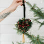 Dried Flower Teardrop Tassel Christmas Bauble, thumbnail 3 of 3
