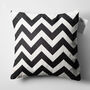 Black And White Zig Zag Soft Pillow Cover, thumbnail 5 of 7