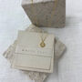 Cubic Zirconia Star Imprint Necklace, thumbnail 1 of 4