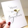 Meant To Be Together Bee Card, thumbnail 1 of 7