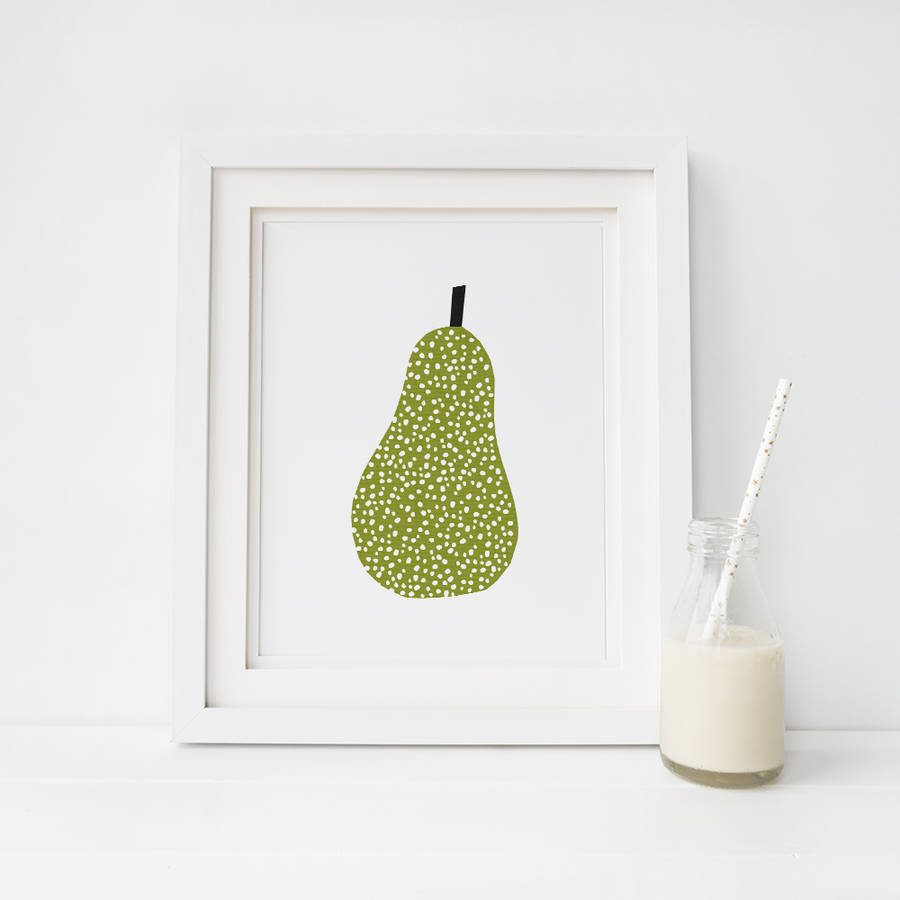 Kitchen Art, Pear Print, 1 of 4