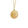 Queen Elizabeth Gold Plated Sixpence Initial Pendant, thumbnail 5 of 11