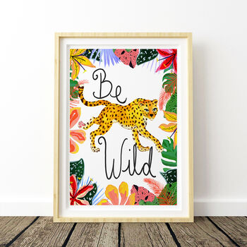 Be Wild Leopard Nursery Art, 3 of 11