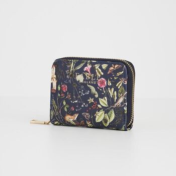 Wolf Garden Small Navy Zip Purse, 3 of 5