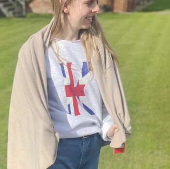 Personalised Union Jack Initial Jumper, 3 of 3