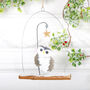 Christmas Tree Owl And Star Hanging Decoration, thumbnail 1 of 5