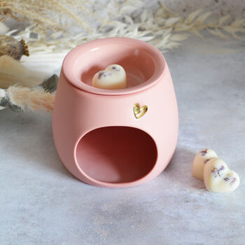 Handmade Porcelain Wax/Oil Burner With A Detachable Lid, 8 of 12