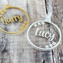 Personalised Glitter Bauble Christmas Decoration, thumbnail 2 of 6