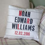 Personalised Cinema Marquee Cotton / Faux Suede Cushion, thumbnail 7 of 11