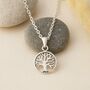 Sterling Silver Tree Of Life Pendant Necklace, thumbnail 6 of 9