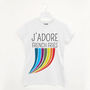 J’adore French Fries Women’s Slogan T Shirt, thumbnail 1 of 2