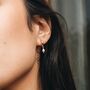 Asri Freshwater Pearl Huggie Hoop Earrings, thumbnail 4 of 7