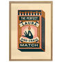 Personalised Couples Matchbox Print, thumbnail 5 of 8