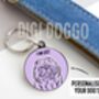 Chow Chow Outline ID Tag, thumbnail 2 of 4