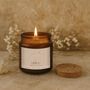 Brown Jar Candle • 'Libra” • Scented Jar Candle • Special Gift • Star Sign Zodiac Candle • Gift For Her • Gift For Him • Gift Box, thumbnail 1 of 2