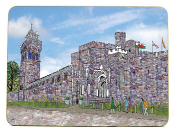 Cardiff Castle Placemat, 2 of 2